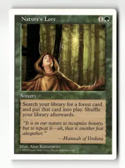 Nature's Lore Fifth Edition # Magic the Gathering - Image 1