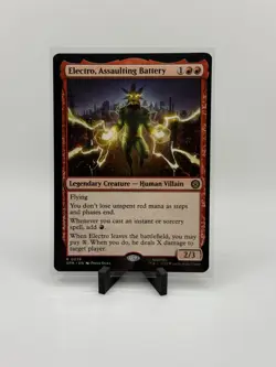 MTG Electro, Assaulting Battery, NM - Regular Marvel's Spider-Man 0076 SPM - Image 1