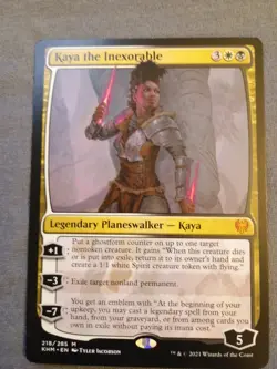 Kaya the Inexorable Kaldheim Regular NM 218/285 - Image 1