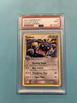 Pokemon PSA 9 MINT Exploud 6/101 EX Hidden Legends Holofoil Rare 2004 Holo - Image 1