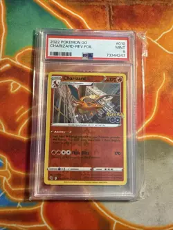 Charizard Reverse Foil - Pokemon GO #010/078 - Pokemon TCG - PSA 9 - - Image 1