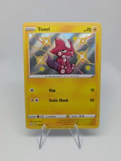 Pokemon TCG Toxel SV041/SV122 Shining Fates: Shiny Vault Holo - NM - Image 1