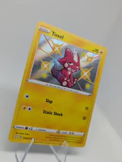Pokemon TCG Toxel SV041/SV122 Shining Fates: Shiny Vault Holo - NM - Image 2