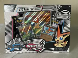 Victini Illustration Collection Box Black Bolt And White Flare - New & Sealed 🚛 - Image 1