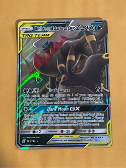 2019 Pokemon Unified Minds Umbreon Darkrai GX Full Art #125/236 NM - Image 1