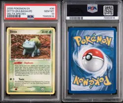 PSA 10 Ditto Bulbasaur Ex Delta Species POP 32 Pokemon 2005 Mint Rare - Image 3
