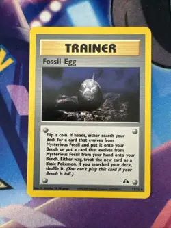 Pokemon TCG - Fossil Egg 72/75 Neo Discovery Regular Unlimited - LP - Image 1