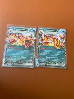 cartes Pokemon Lot de 2 Cartes DRACAUFEU EX Francaises (EV03 et PROMO SVP 196) - Image 1