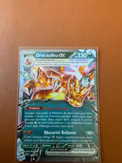 cartes Pokemon Lot de 2 Cartes DRACAUFEU EX Francaises (EV03 et PROMO SVP 196) - Image 4