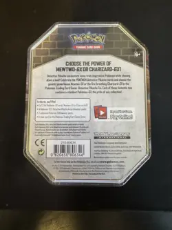 Pokemon TCG: Detective Pikachu CharizardGX Exclusive Tin New Factory Sealed - Image 2