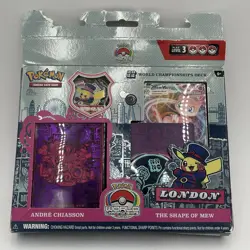 NEW!! Pokemon 2022 World Championships Deck: Andre Chiasson (The Shape of Mew) - Image 1