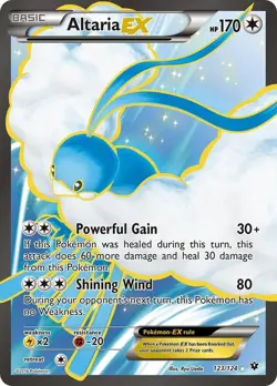 Pokemon TCG Altaria EX Full Art 123/124 XY Fates Collide Ultra Rare Holo NM - Image 1