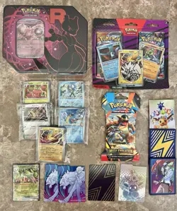 Pokemon Lot-Destined Rivals- 8 Boosters, Sealed Tin, + 120+ Singles & More! - Image 1