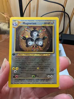 Pokemon 1st Edition NEO Revelation Holo Magneton 10/64 PLAYED! check pictures - Image 1