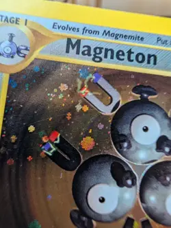 Pokemon 1st Edition NEO Revelation Holo Magneton 10/64 PLAYED! check pictures - Image 2