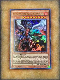 Yugioh True King Agnimazud, the Vanisher TDIL-EN025 Ultra Rare 1st Ed NM - Image 1