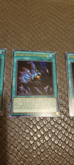 X3 Dark Spirit's Mastery LED5-EN004 Ultra Rare 1st Edition LP - Image 3