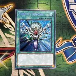 Yugioh! Monster Reborn RA03-EN052 Secret Rare 1st Edition NM - Image 1