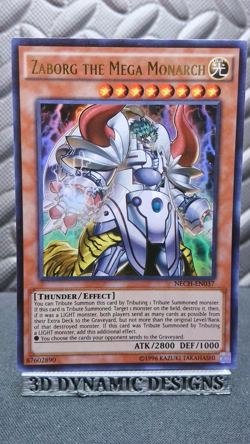 | Yugioh Zaborg the Mega Monarch NECH-EN037 Ultra Rare NM 🔥 | - Image 1