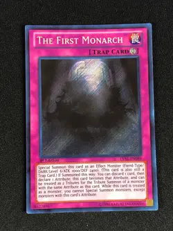 YUGIOH THE FIRST MONARCH LVAL-EN089 1ST SECRET LIGHT PLAY - Image 1