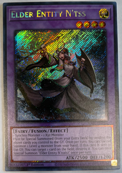 Yugioh! - Elder Entity N'tss - RA01-EN026 - Platinum Secret Rare -25'th - NM/M - Image 1