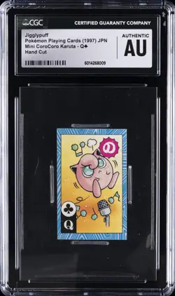1997 POKEMON PLAYING CARDS JAPANESE JIGGLYPUFF CGC AUTHENTIC - Image 1