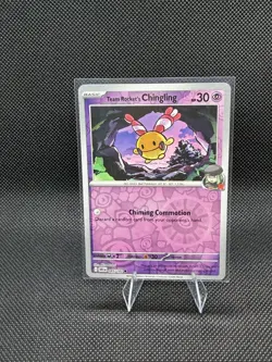 Pokemon Trading Cards Destined Rivals Reverse Holo Team Rocket's Chingling 85 - Image 1