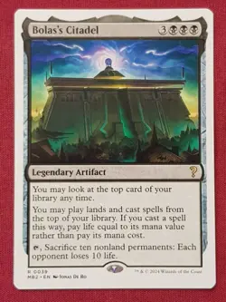 Magic The Gathering MYSTERY BOOSTER 2 MB2 BOLAS'S CITADEL artifact card MTG - Image 1