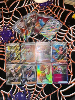 MASSIVE Full Art Trainer Lot (12) Eng/Jp Pokemon Cards Near Mint - Image 1