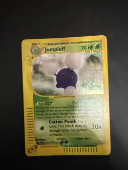 Pokemon Card -Jumpluff - Aquapolis Holo - H13 / H32 - Eng - No Shining Charizard - Image 1