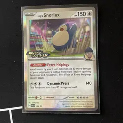 Hop's Snorlax - 184 (Prerelease) 184 Sv: Scarlet & Violet Promo Cards Holo - Image 1