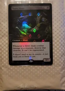 Toxin Sliver (Extended Art) (Step-and-Compleat Foil) - Secret Lair Drop Series - Image 1