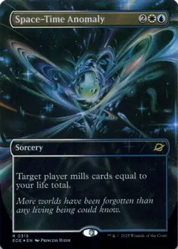Space-Time Anomaly (Borderless Foil) Edge of Eternities - Magic MTG NM - Image 1