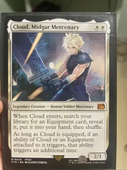 Cloud, Midgar Mercenary Final Fantasy Regular - Near Mint - Image 2