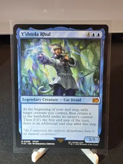 MAGIC FINAL FANTASY Y'SHTOLA RHUL (MYTHIC) M 86 CAT DRUID FIN MTG FCA TCG NM - Image 1