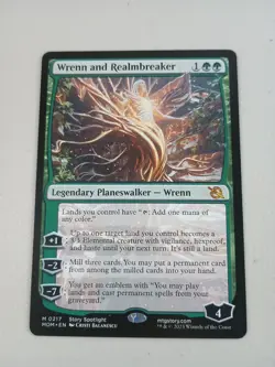 MTG Wrenn and Realmbreaker (217) | NM | March of the Machine {MOM} - Image 1