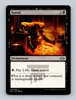 Greed Modern Horizons 2 Non-Foil MTG NM - Image 1