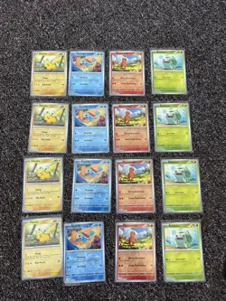 Pokemon 151 Cosmos Holo Promo Set Of Each Starter (Costco Exclusive NM Cards ) - Image 1