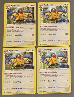 4x Archeops - SWSH272 - Prerelease Promo Silver Tempest- Pokemon Card - Image 1