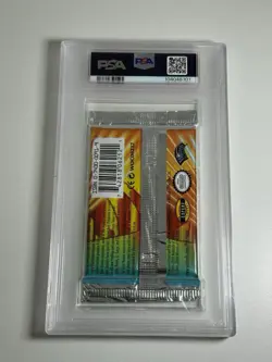 2000 Pokemon Gym Heroes Sealed 1st Edition Booster Pack Brock Art PSA 9 - Image 2