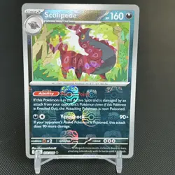 Pokemon TCG - Scolipede - 056/086 - (Master Ball Pattern) - SV: Black Bolt - Image 1