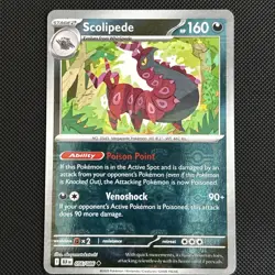 Pokemon TCG - Scolipede - 056/086 - (Master Ball Pattern) - SV: Black Bolt - Image 4