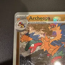 Pokemon Archeops 051/086 Masterball Reverse Holo (White Flare) NM Pre-Owned - Image 2