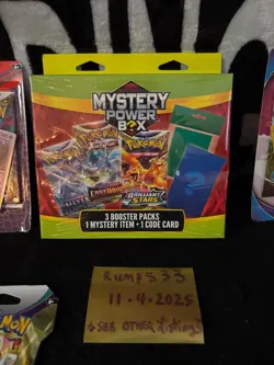 Pokemon Mystery power box Factory Sealed+Sealed lot, mixed lot boosters, - Image 2