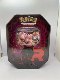 Pokemon TCG Team Rocket's Mewtwo EX Tin! Factory Sealed - Image 4