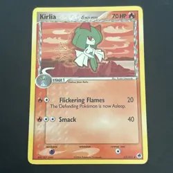 Kirlia Delta Species 33/101 EX Dragon Frontiers Regular Pokemon TCG NM 2006 - Image 1