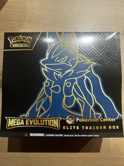 Pokemon Center Mega Evolution Elite Trainer Box (ETB) Lucario - NEW & SEALED - Image 1