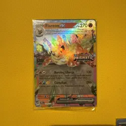 New Flareon EX 014/131 Prismatic Evolutions SEALED & STAMPED Promo Pokemon TCG - Image 1