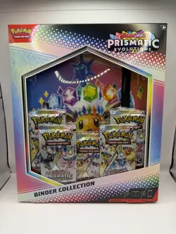 Pokemon TCG Scarlet & Violet Prismatic Evolutions Binder Collection Sealed - Image 1