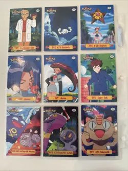 1999 Pokemon TV Animation Series 1 Complete 9 card Puzzle Set (Near Mint) - Image 2